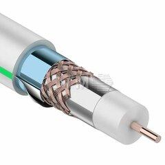 фото Кабель коаксиальный RG-6U+Cu, 75 Ом, Cu/Al/Cu/Al, 90%, две фольги, бухта 100 м, б (etm01-2241)