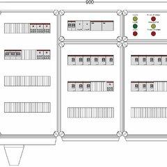фото Щит управления электрообогревом DEVIBOX FHR 9x2800 D330 (в комплекте с терморегулятором и датчиком температуры) (DBFR14)