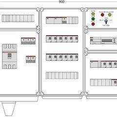 фото Щит управления электрообогревом DEVIBOX HR 18x4400 D850 (в комплекте с терморегулятором) (DBR034)