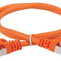фото Патч-корд ITK категория 5е FTP 0.5м PVC оранжевый (PC07-C5EF-05M)