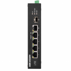 фото Коммутатор промышленный PoE 4 порта RJ45 100 Мб/с, 2хSFP, 120 Вт (DS-3T0306HP-E/HS)