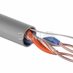 фото Кабель витая пара UTP 2PR 24AWG CAT5e бухта 305 м серый (etm01-0023)