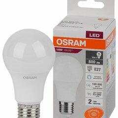 фото Лампа светодиодная LED 10 Вт E27 6500К 800Лм груша 220 В (замена 75Вт) OSRAM (4058075578913)