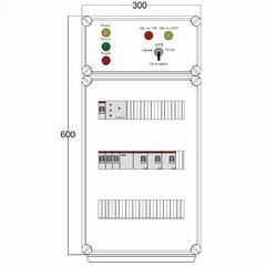 фото Щит управления электрообогревом DEVIBOX HR 3x2800 D316 (в комплекте с терморегулятором и датчиком температуры) (DBR087)