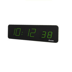 фото Часы цифровые STYLE II 7S (часы/минуты/секунды), высота цифр 7 см, зеленый цвет, NTP, PoE (946В72)