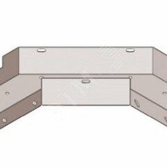 фото Лоток угловой замковый глухой КГЗГ 200х100-90 УТ1,5 поворот на 90, горячее цинкование(толщина покрытия 40 -120 мкм) S1,0 (П0000015772)