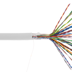 фото Кабель U/UTP 25 пар, Кат.5, одножильный, медный, внутренний, PVC, серый, 305м (EC-UU025-5-PVC-GY-3)