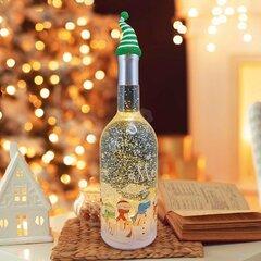 фото Декоративный домашняя светильник Бутылка с эффектом снегопада NEON-NIGHT (501-161)