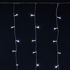 фото Гирлянда бахрома 4,5х0,7м 200 светодиодов белый свет IP44 прозрачный шнур 3м 230В транзит (LGDU301-2-200-L3-T-S-44)