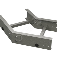 фото Угол горизонтальный 45° 150x600 R300, стеклопластик (GLG41560R)