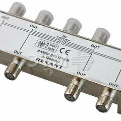 фото Делитель ТВ х 8 под F разъём 5-1000 МГц REXANT (etm05-6005)
