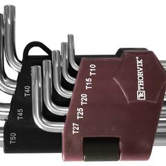 фото Набор ключей торцевых T-TORX® коротких с центрированным штифтом, Т10H-T50H, 9 предметов (TTKS9S)