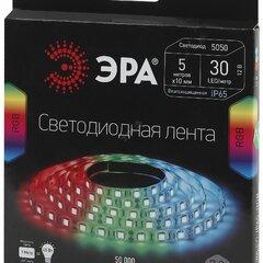 фото Светодиодная лента LS5050-30LED-IP65-RGB-5m 12В ЭРА (C0043044)