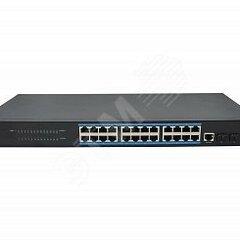 фото Коммутатор управляемый (L2+) Gigabit Ethernet на 26 портов.Порты 24 x GE (10/100/1000Base-T) + 2 x GE SFP (1000Base-x) (SW-72402/L2)