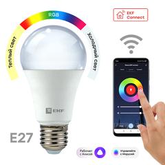 фото Лампа умная светодиодная LED 8вт Е27 RGBW WiFi Е27EKF (slwf-e27-rgbw)