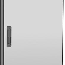 фото Дверь металлическая ITK для шкафа LINEA N 18U 600 мм серая (LN35-18U6X-DM)