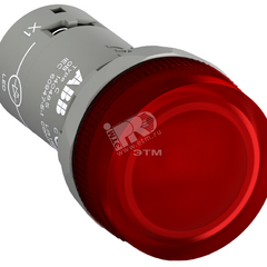 фото Лампа CL2-542R красная со встроенным светодиодом 380-415В AC (1SFA619403R5421)