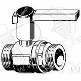 фото Кран шаровый Easytop DN25 1'1/4 НН бронза модель 22701 (587048)