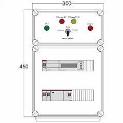 фото Щит управления электрообогревом DEVIbox HS 1x2700 D850 (в комплекте с терморегулятором) (DBS013)