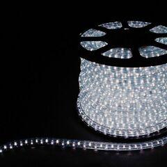 фото Дюралайт светодиодный LEDх72/м белый трехжильный кратно 2м бухта 50м (LED-F)