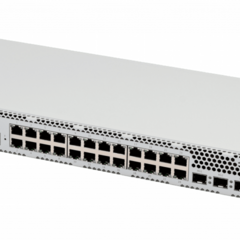 фото Коммутатор управляемый L2 24 порта 10/100/1000 Мб/с, 4хSFP, SFP+, 220В AC (MES2424B)