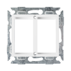 фото Адаптерная панель Valena на 2 вставки Mosaic 225x45мм белая (NMC-PV2MH-WW)