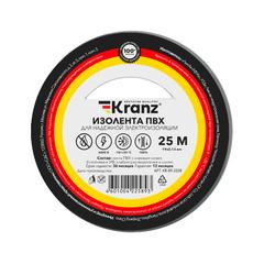 фото Изолента ПВХ KRANZ 0.13х19 мм, 25 м, серая 5шт (etmKR-09-2208)