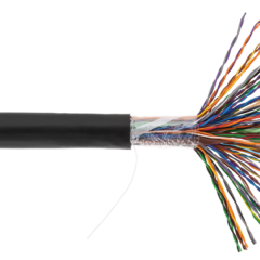 фото Кабель U/UTP 50 пар Кат.5 одножильный медный внешний PE до -40C черн 305м (EC-UU050-5-PE-BK-3)