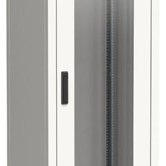 фото Шкаф сетевой 19дюйм ITK LINEA N 33U 600х600 мм стеклянная передняя дверь, задняя металлическая серый (LN35-33U66-GM)