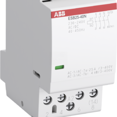 фото Контактор ESB25-40N-14 модульный (25А АС-1, 4НО), катушка 12В AC/DC (ESB25-40N-14)