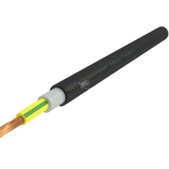фото Кабель силовой ППГнг(А)-HF 1х10ок(PE)-0.66 однопроволочный желто-зеленый (барабан)
