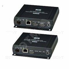 фото Удлинитель HDMI KVM (комплект приёмник + передатчик) по Ethernet до 140м (CAT5e) (HKM01-4K)