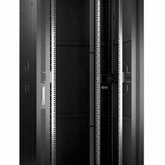 фото Шкаф монтажный телекоммуникационный 19дюймов напольный для распределительного и серверного оборудования 42U (SH-05C-42U80/80-BK)