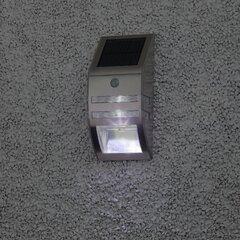 фото Фасадный светильник Хром, на солнечной батарее, 3LED, 50lm ERFS012-26 ЭРА (Б0044252)