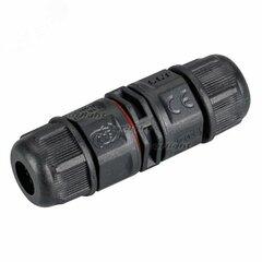 фото Коннектор прямой NEO-CON-I-2pin-BK (3-7mm, IP67) (ARL, IP67 Пластик, 3 года) (024936)