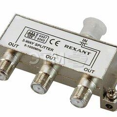 фото Делитель ТВ х 3 под F разъём 5-1000 МГц (etm05-6002)