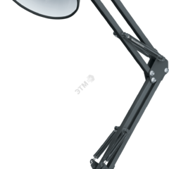 фото Светильник настольный NDF-C012-60W-BL-E27 на струбцине черный (61645 NDF-C012)