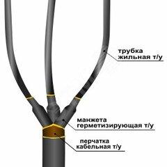 фото Муфта кабельная концевая 1ПКВ(Н)ТпНнг-LS-3х(16-25) с наконечниками болтовыми