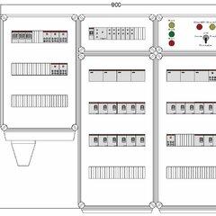 фото Щит управления электрообогревом DEVIbox HS 21x2700 D316 (в комплекте с терморегулятором и датчиком температуры) (DBS095)