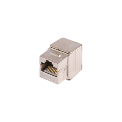 фото Модуль Keystone, Кат.6a, RJ45/8P8C, 180 градусов, самозажимной, экран., металлик (NMC-KJSA2-ET-MT)