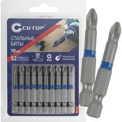 фото Биты стальные, 10 шт., CUTOP Profi, TORX T20, 50 мм (83-660)