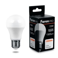 фото Лампа светодиодная LED 15вт Е27 дневной Feron.PRO (LB-1015)