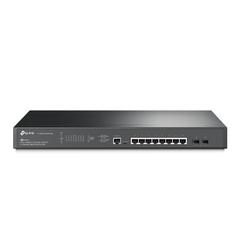 фото Коммутатор управляемый JetStream PoE+ L2+ 8 портов 10/100/2500 Мб/с RJ-45 2хSFP+ (TL-SG3210XHP-M2)