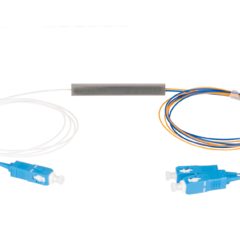 фото Сплиттер планарный 1x2, одномодовый, G.657.A1, SC/UPC, миникорпус, 0.9 мм (NMF-SPP1X2A1-SCU-M)