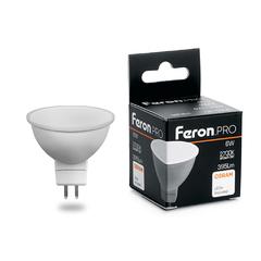 фото Лампа светодиодная LED 6вт 230в GU5.3 теплый Feron.PRO (LB-1606)