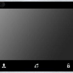 фото Монитор цветного видеодомофона формата AHD с IPS экраном 7'', Hands free, встроенный детектор движения на 4 канала, стеклянная сенсорная панель управления ''Easy Buttons'' (CTV-M4703AHD B (черный))
