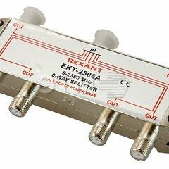 фото Делитель ТВ х 6 под F разъём 5-2500 МГц СПУТНИК REXANT (etm05-6204)