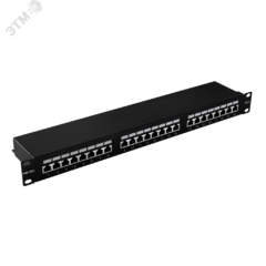фото Патч-панель коммутационная 19', 24хRJ-45, STP, Cat.6, 1U SUPRLAN SYSTEM Project (SL20-TSS24E10)