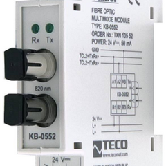 фото Коммуникационный модуль KB-0552 KB-0552, Конвертер TCL2 (RS-485) / MM оптическое волокно (TXN 105 52)