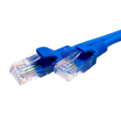 фото Патч-корд U/UTP Cat.5e 4x2х26AWG (7x0.16mm) Cu PVC синий 2м (10-0108)